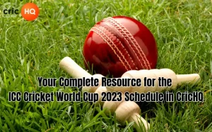 icc cricket world cup 2023 schedule